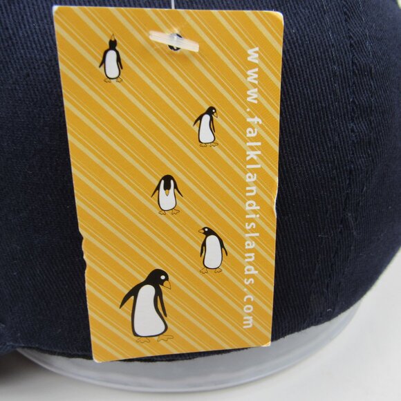 Falkland Islands Cap New Hat Blue Men's Adjustable Embroidered Penguins - Picture 7 of 10